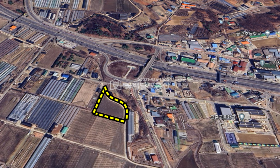 경기 김포시 고촌읍 태리 l꽃l배l달l부l동l산l자연녹지,그린벨트,투자,경작, 코너 도로접 매매 매물번호 10334 사진 3