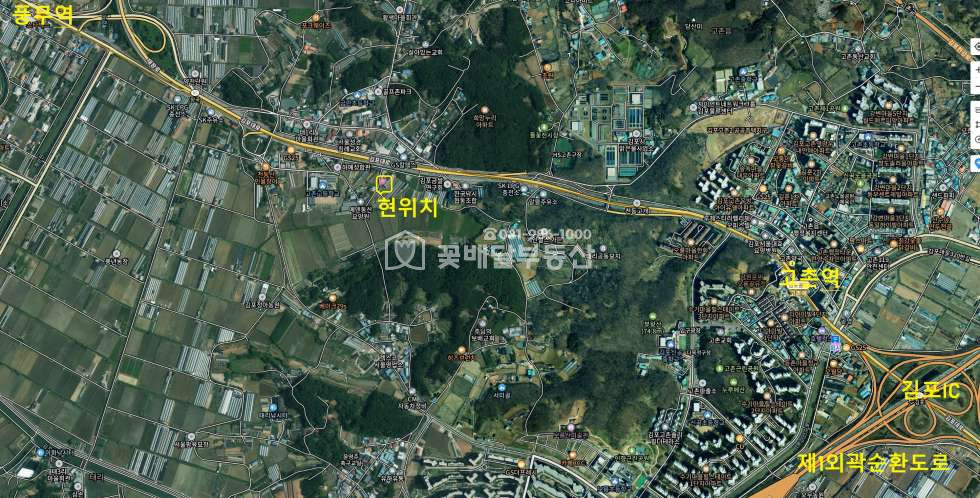 경기 김포시 고촌읍 태리 카페,사옥부지 대지191.7p(1종일반주거)+농지(전)341p,(개발제한구역) 매매 매물번호 10442 사진 4