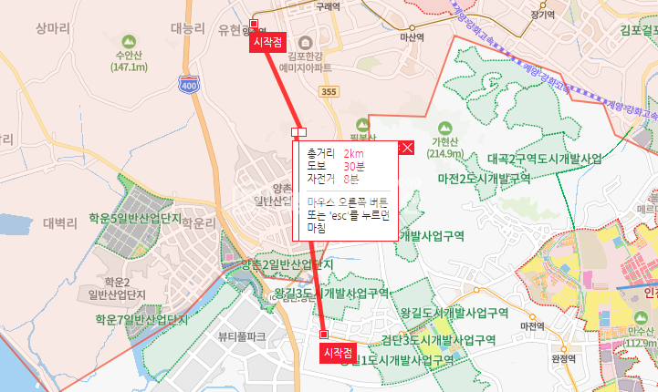 경기 김포시 양촌읍 학운리 [김포고촌꽃배달부동산]김포 토지 매매 임야, 산ㅣ좋은입지ㅣ토목,개발 하실 분ㅣ공시지가의 59%가격 매매 매물번호 10070 사진 5