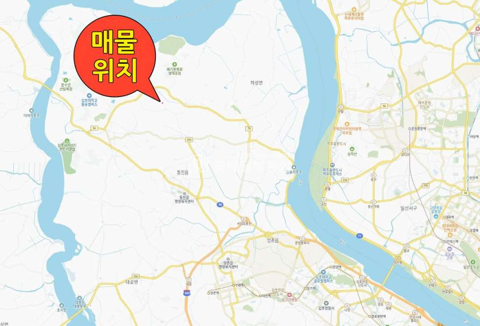 경기 김포시 월곶면 개곡리 [김포꽃배달부동산] 공장창고 신축부지 대지, 계획관리, 좋은토지, 저렴한토지, 실투자 8,000만원 매매 매물번호 10194 사진 3