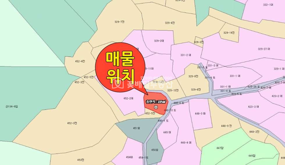 경기 김포시 대곶면 대명리 [김포꽃배달부동산] 계획관리지역, 소형토지, 컨테이너, 전기수도인입 매매 매물번호 10195 사진 9