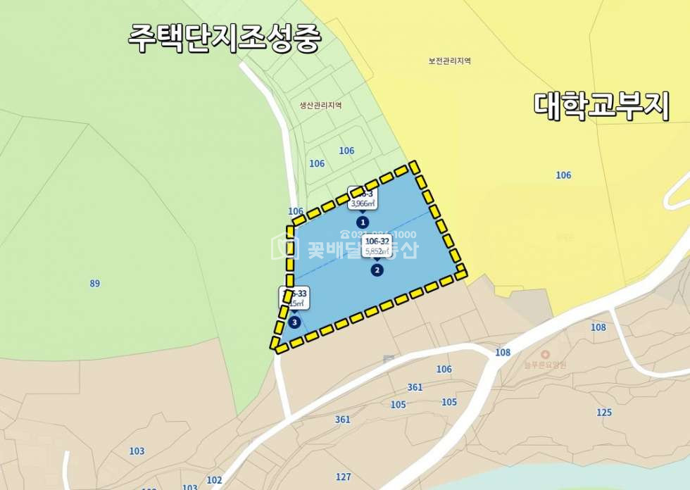 경기 김포시 월곶면 포내리 [김포꽃배달부동산] 김포대학교인근 다목적토지 잡종지, 목장용지, 주변주택단지조성중 매매 매물번호 10264 사진 1