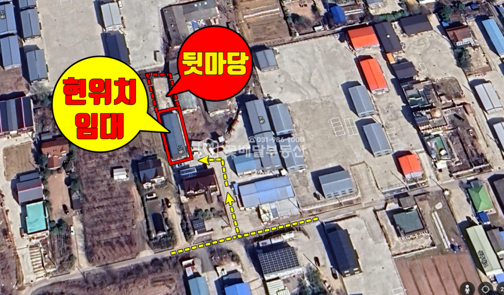 경기 김포시 고촌읍 향산리 [김포고촌꽃배달부동산] 뒷마당넓은 창고ㅣ주차가능ㅣ 내부 60평 깨끗한창고ㅣ제2종근생 제조업소ㅣ농림지역 월세 매물번호 10142 사진 1