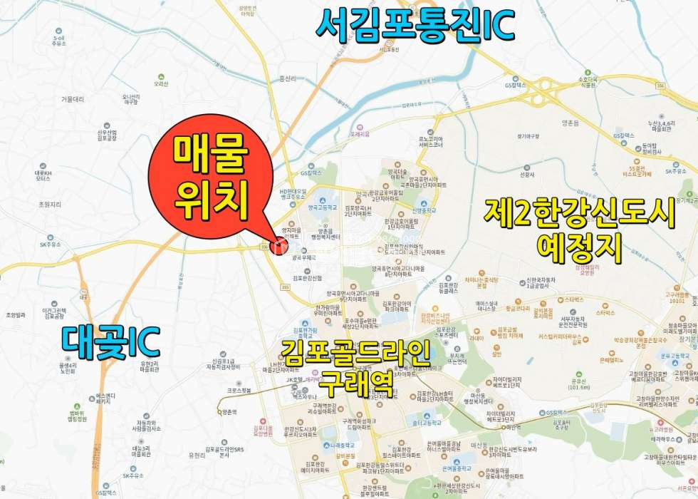 경기 김포시 양촌읍 양곡리 [김포고촌꽃배달부동산] 양곡로 2차선 20m 접한 자연녹지 6083㎡ 매매 매물번호 10222 사진 1